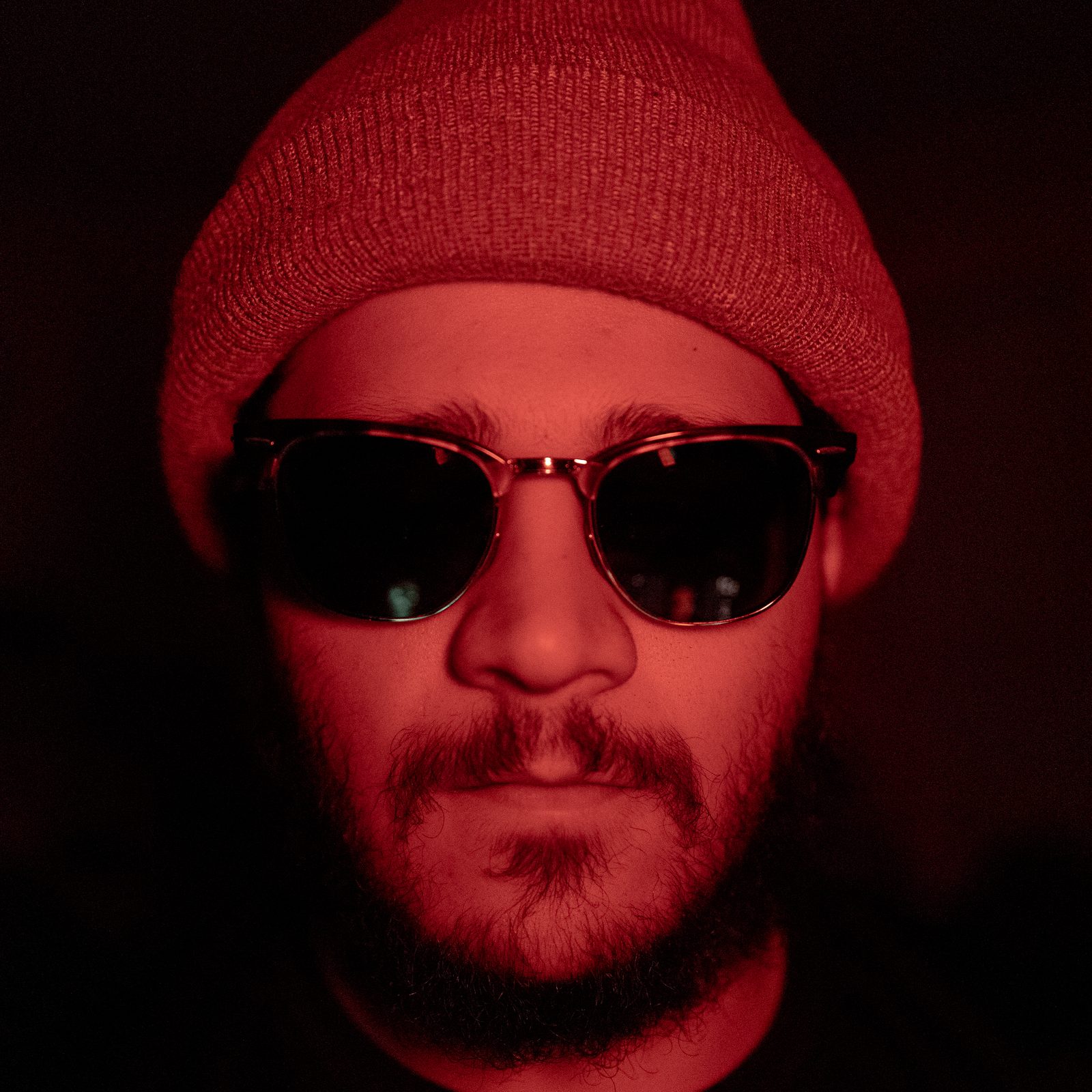 Jose Mendez — portrait in red light